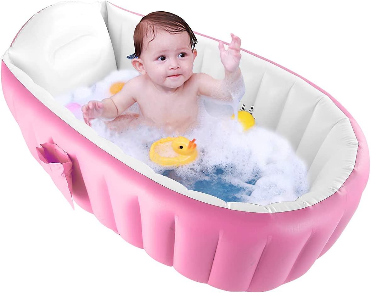 Baby Inflatable Bathtub Shower Pool Non-slip Baby Bathtub 0-3 Years Old