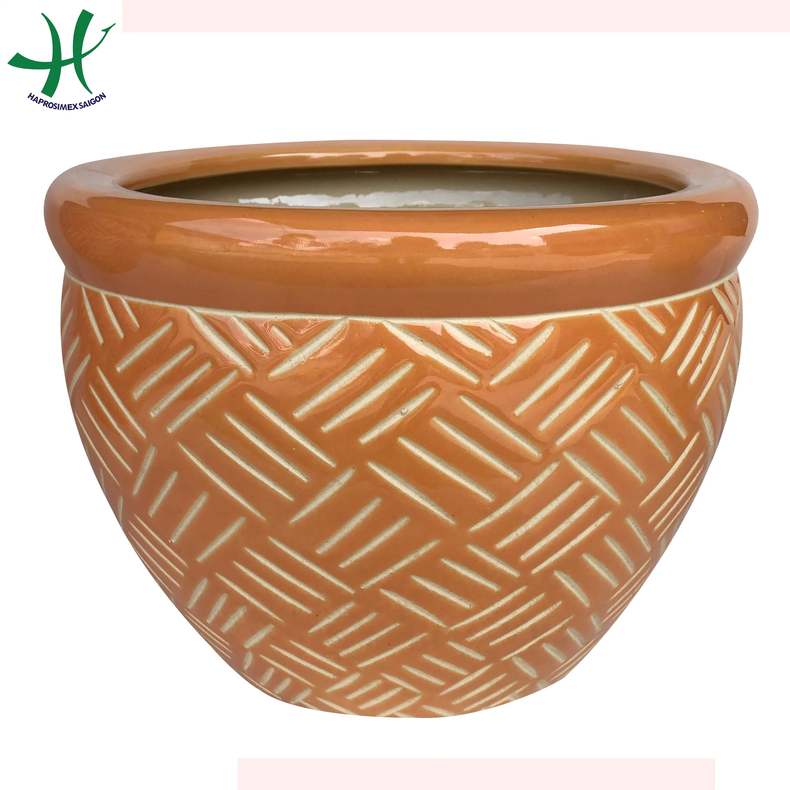 New design 2020 ceramic planter pot for garden and home decor indoor garden flower planter