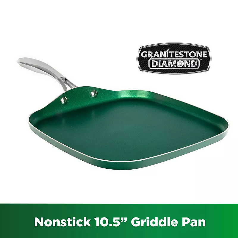 Granitestone Diamond Emerald Green 10.5-in. Griddle