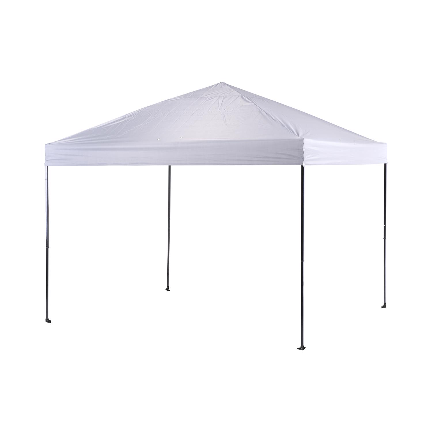 Crown Shades One Touch Polyester Canopy 9.38 ft. H X 10 ft. W X 10 ft. L