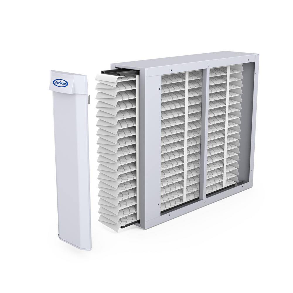 AprilAire 2210 Series 2000 sq. ft. Electrostatic MERV 13 Whole-House Air Purifier in Gray with 20 in. x 25 in. Nominal Filter 2210