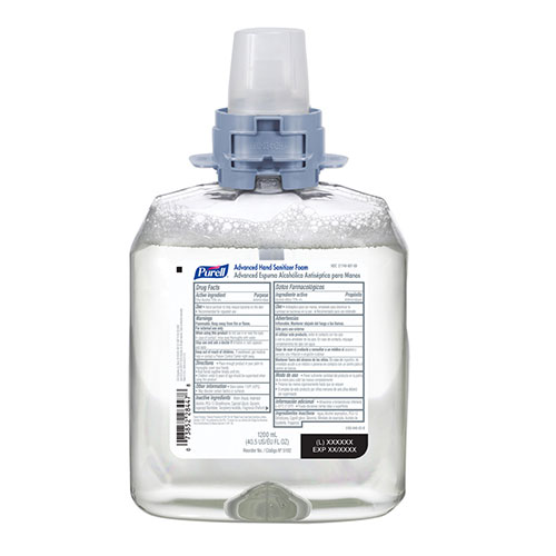 Gojo Purell Advanced Hand Sanitizer Foam FMX-12 Refill | 1200 mL， 4