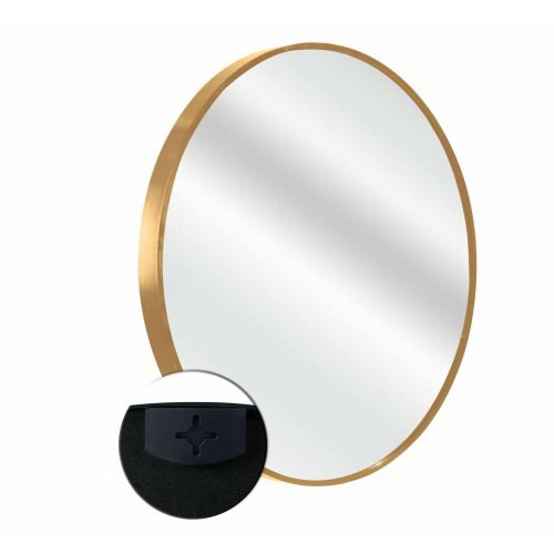 Circle Mirror 20 inch  Black Round Wall Mirror Sui...