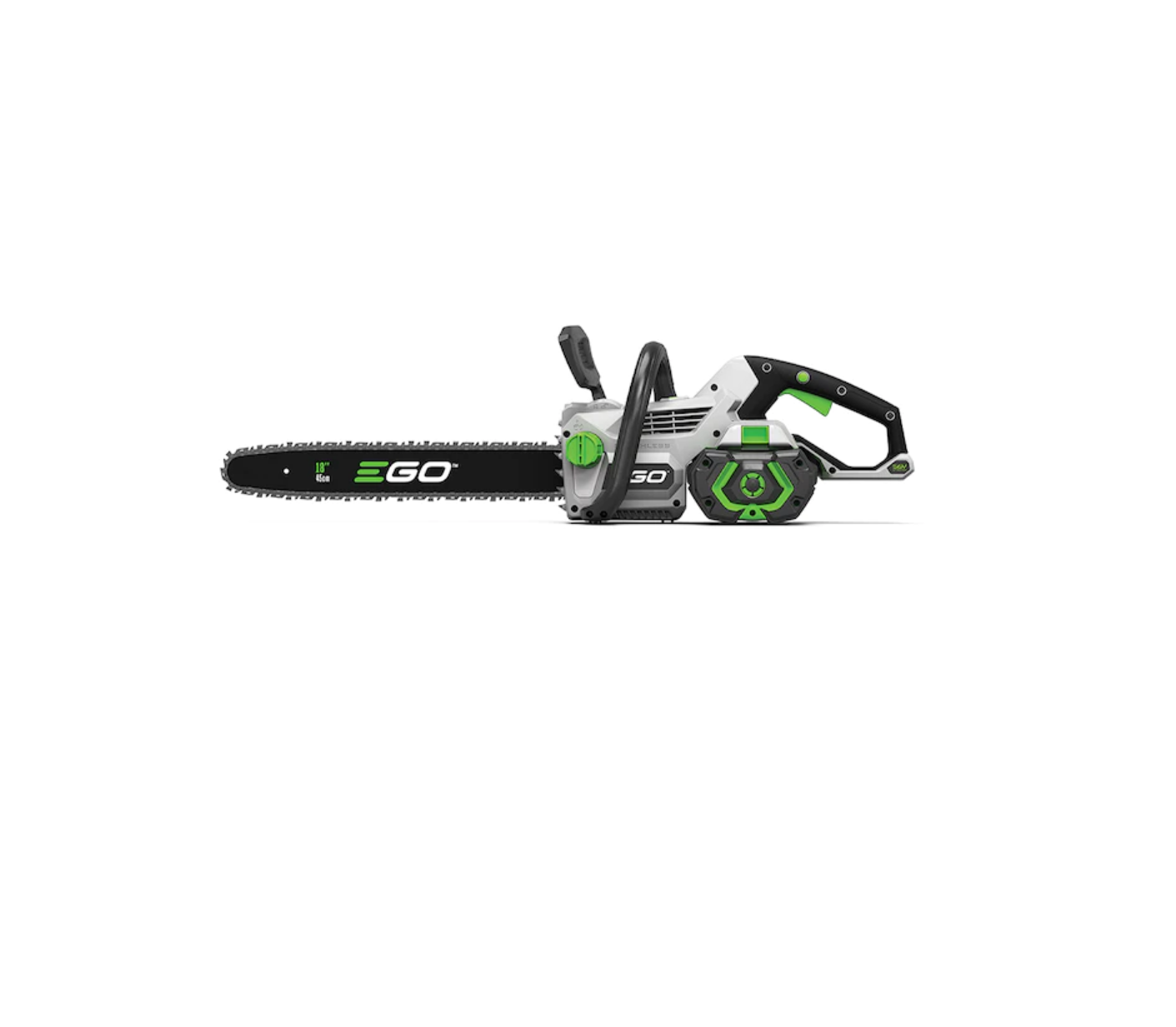 EGO CS1803 POWER+ 56-volt 18-in Brushless Cordless Electric Chainsaw 4 Ah (Battery and Charger Included)