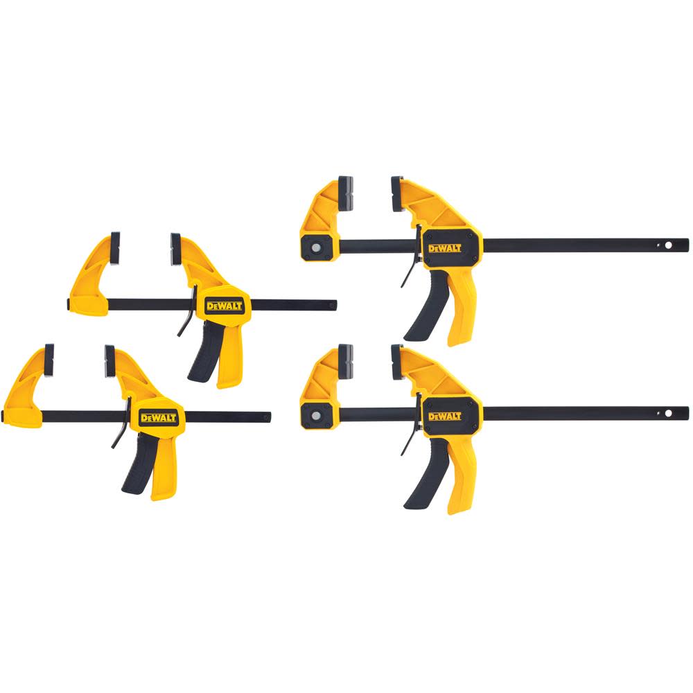 DEWALT Medium & Large Trigger Clamps-4 pack DWHT83196 from DEWALT