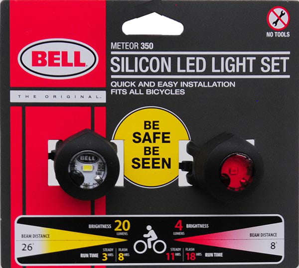 Bell Sports METEOR 350 Bicycle Headlight/Taillight Set