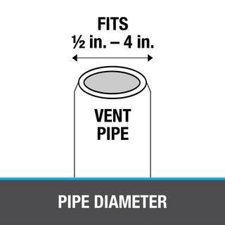 Oatey Retro Master Flash 8 in. x 8 in. Vent Pipe Roof Flashing with 14 in. - 4 in. Adjustable Diameter 14049