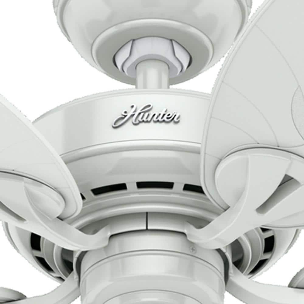 Hunter Bayview 54 in IndoorOutdoor White Ceiling Fan