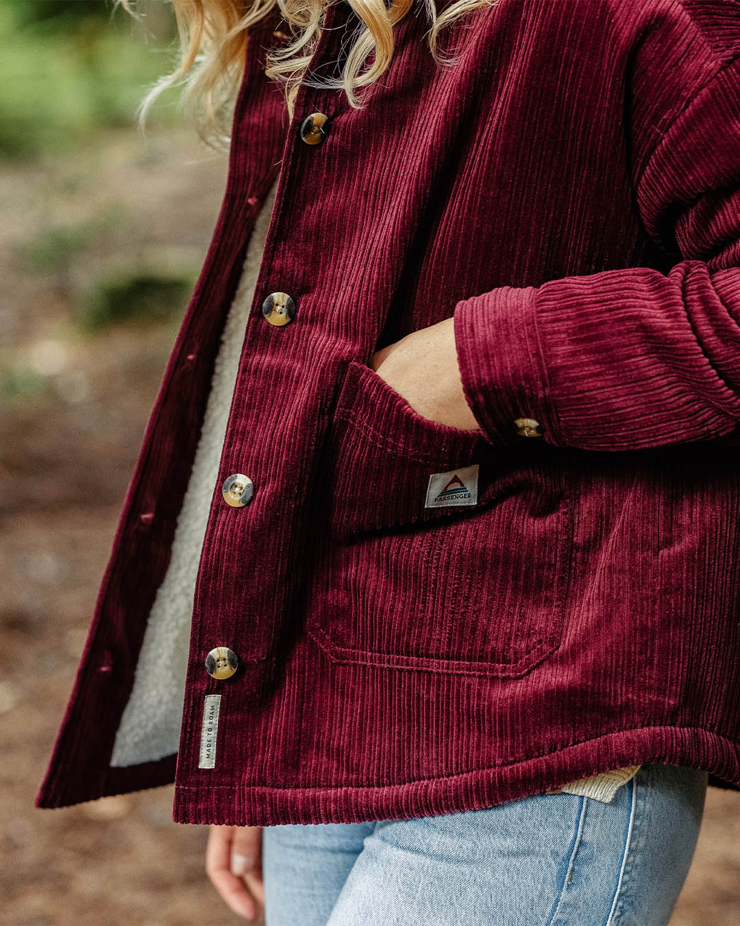 Flint Corduroy Overshirt - Windsor Wine