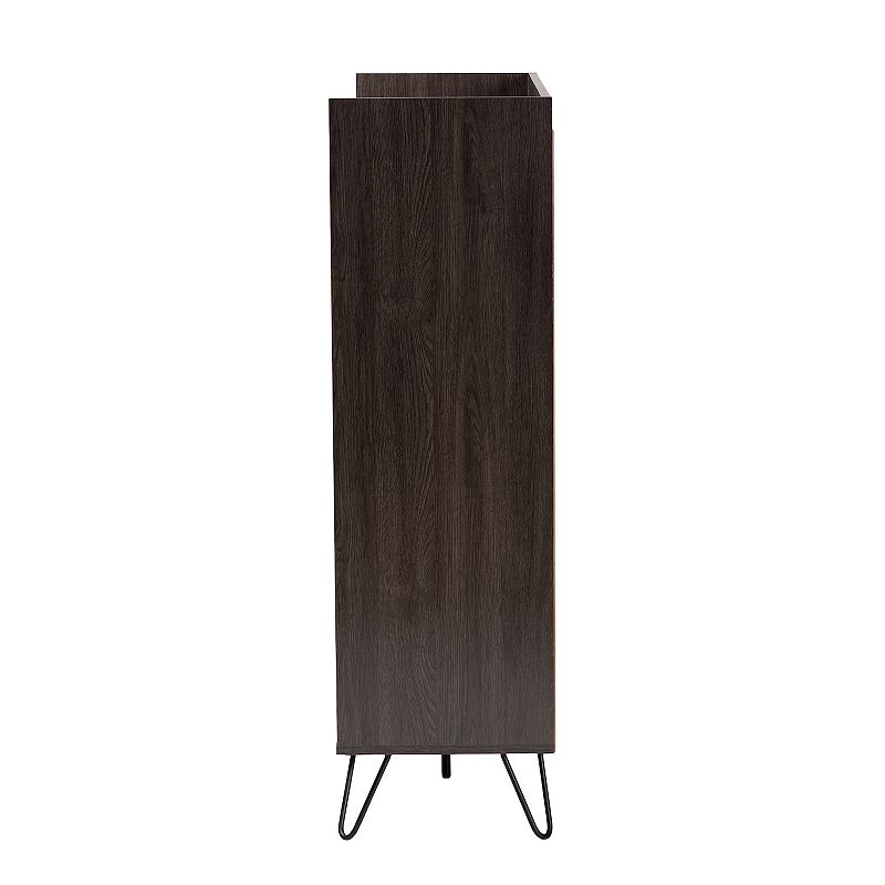 Baxton Studio Baldor Shoe Cabinet Floor Decor