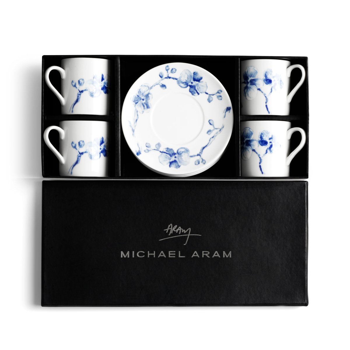 Blue Orchid Demitasse