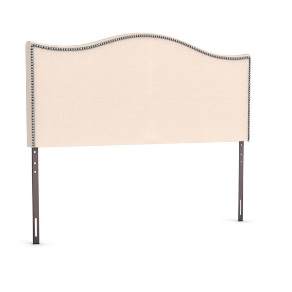 Copper Grove Mountjoy King-size Nailhead Upholstered Headboard - - 18180226