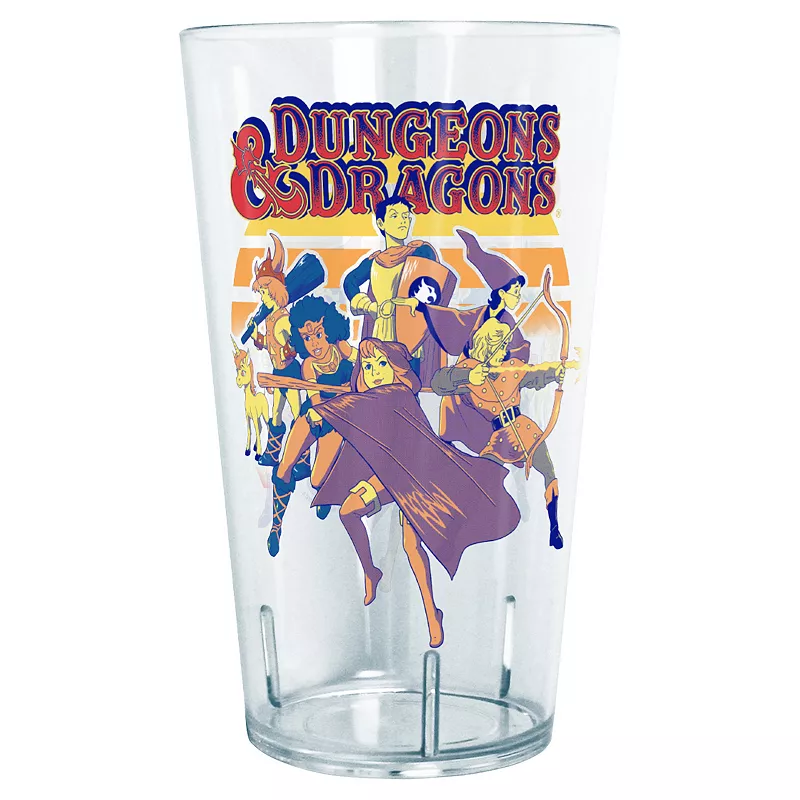 Dungeons and Dragons Retro Cartoons 24-oz. Tritan Plastic Tumbler