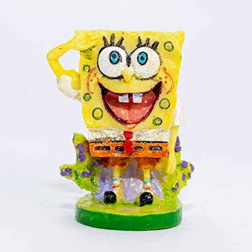 Penn-Plax SpongeBob SquarePants Aquarium Ornament – SpongeBob – Mini