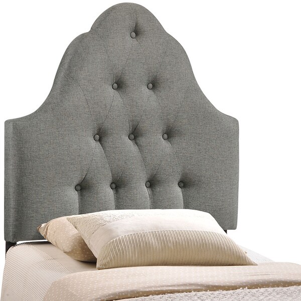 Sovereign Tufted Fabric Twin Headboard - - 9418906