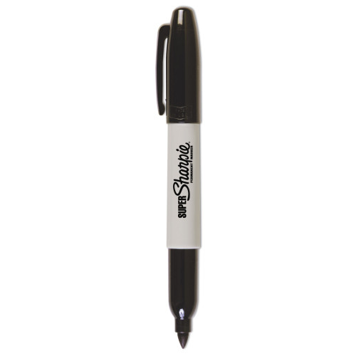 Sharpie Super Permanent Marker， Fine Bullet Tip， Black， Dozen (33001)