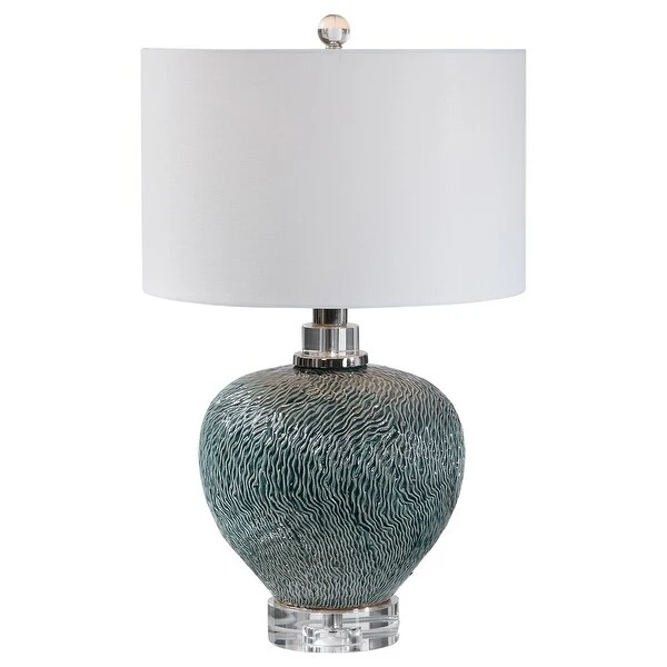 Uttermost Almera Dark Teal Table Lamp