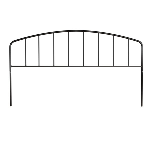 Carbon Loft Cronkite Black Metal Headboard with Arched Spindle Design - - 30408005