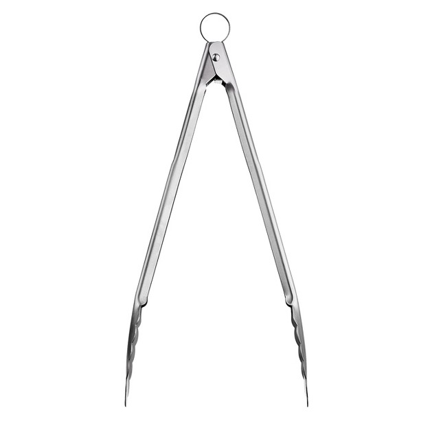 Cuisipro 9 5 Inch Stainless Steel Locking Tongs