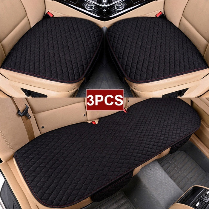 Harupink Universal Front Rear Row Car Seat Cover Pad Mat Auto Chair Cushion Breathable Car Accessories