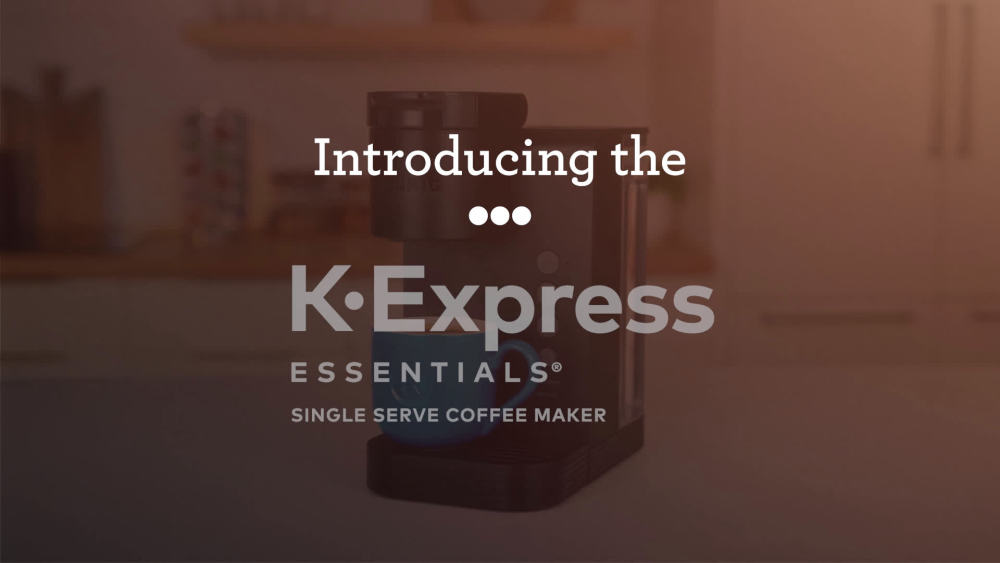 Keurig K-Express Essentials Single Serve K-Cup Pod Coffee Maker, Black