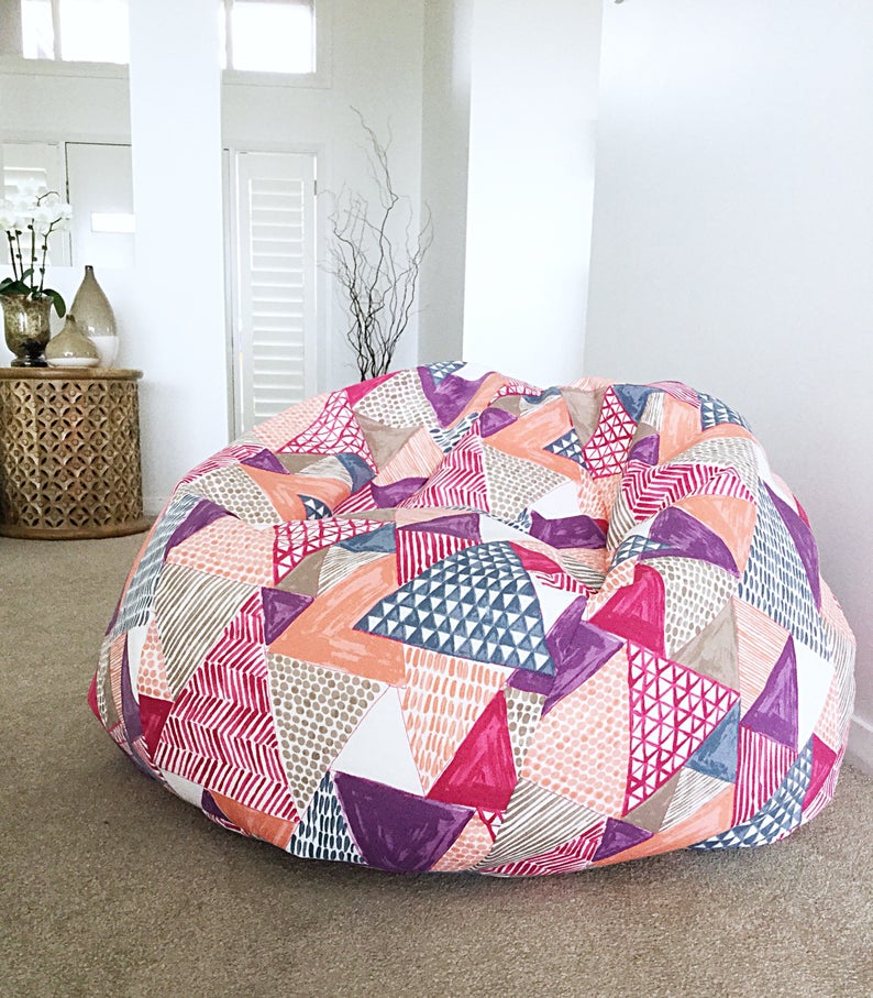 Pink bean bag