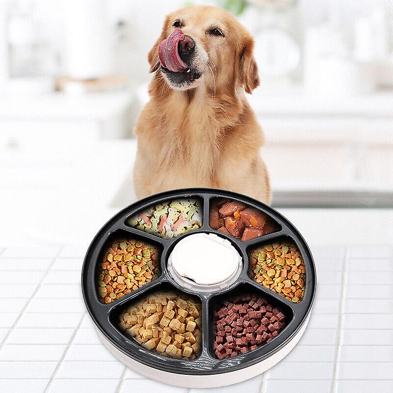 Automatic Pet Feeder 6 Day Meal Automatic Food Dispenser Timed Food Bowl W12561629