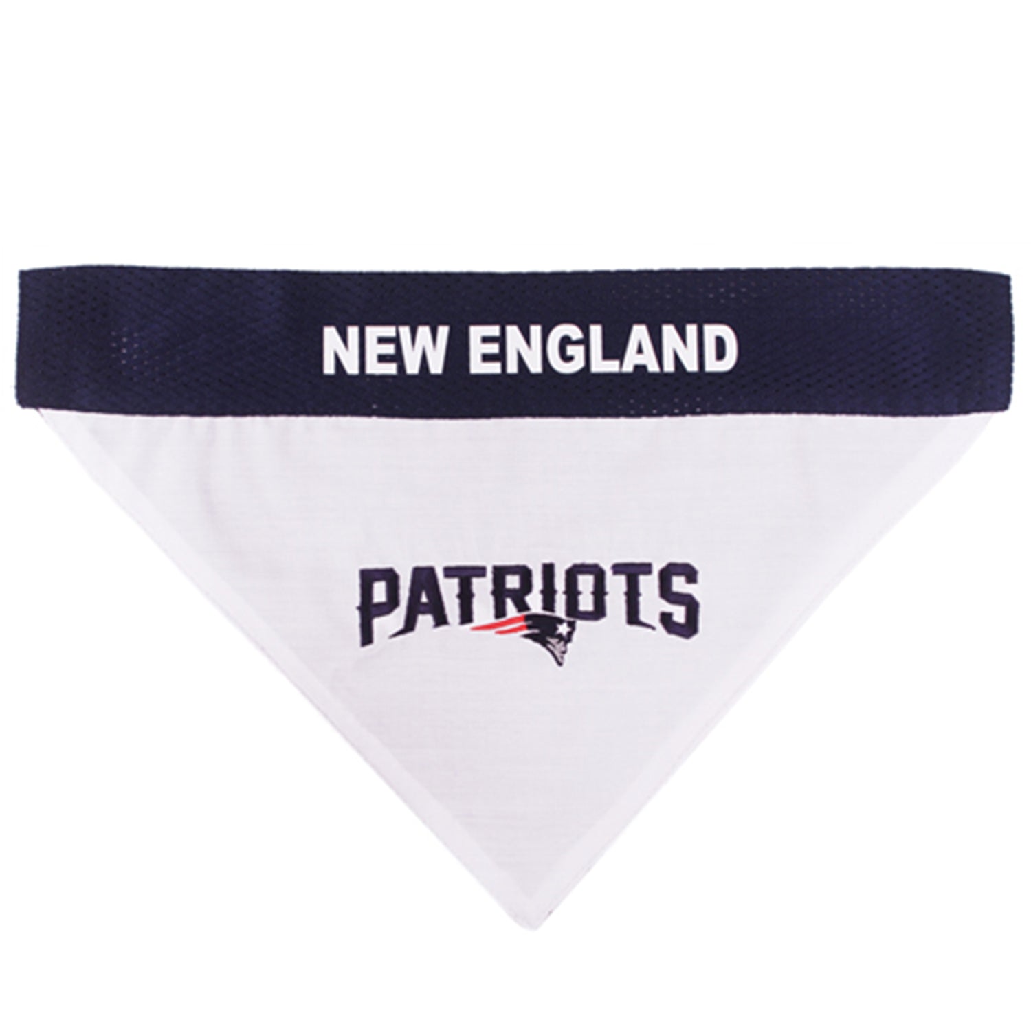 Pets First NFL New England Patriots Dog Bandana - Licensed， Reversible Pet Bandana - 2 sided Bandana