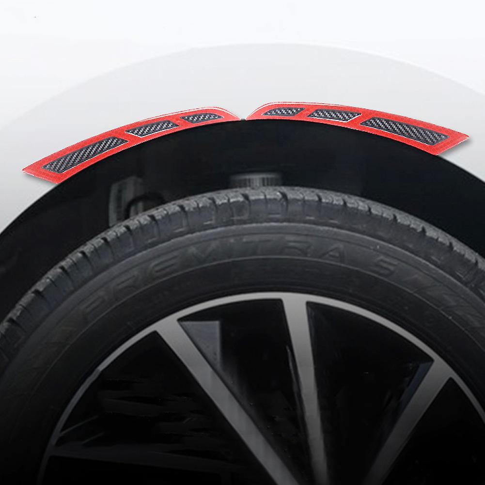 Born Pretty 2x 22cm Flexible Pvc Car Fender Flares Arch Wheel Eyebrow Guard Kit Carbon Fiber Mud Flaps Splash Guards Protector Anti-scratch