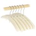 Whitmor Canvas Padded Metal Clothing Hangers with Swivel Hook, 6 Pack