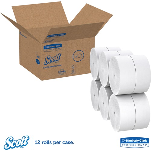 Scott Containers Scott Coreless Jumbo Roll Tissue  KCC07005