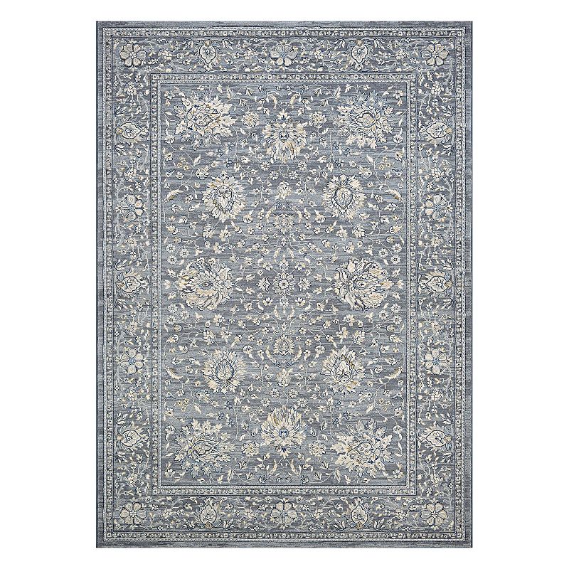 Couristan Sultan Treasures Persian Isfahan Framed Floral Rug