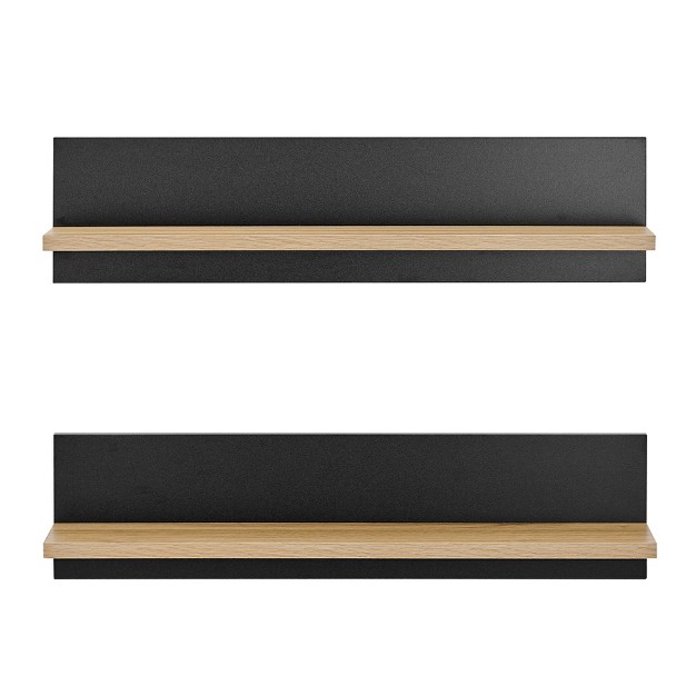 Set Of 2 Repose Display Photo Ledge Shelves Danya B