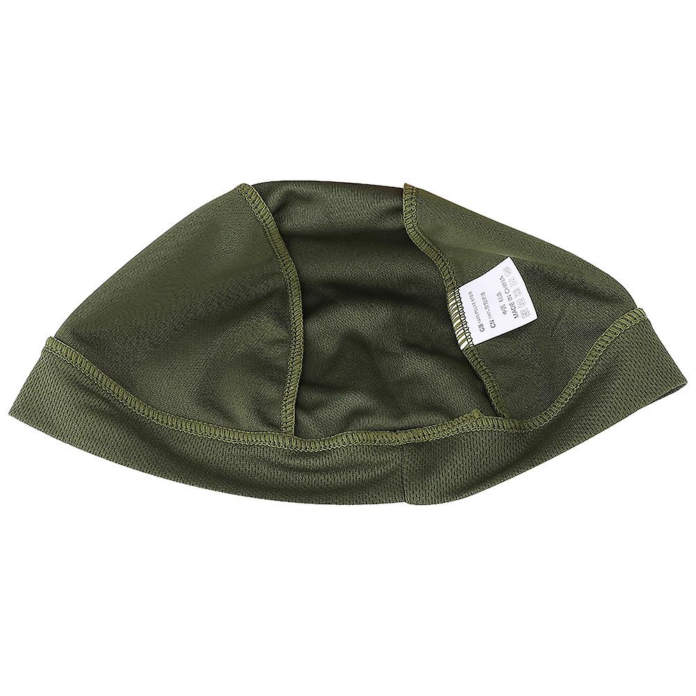 Men Women Under Helmet Liner Cap Outdoor Sport Cycling Bicycle Skull Hat Army Green