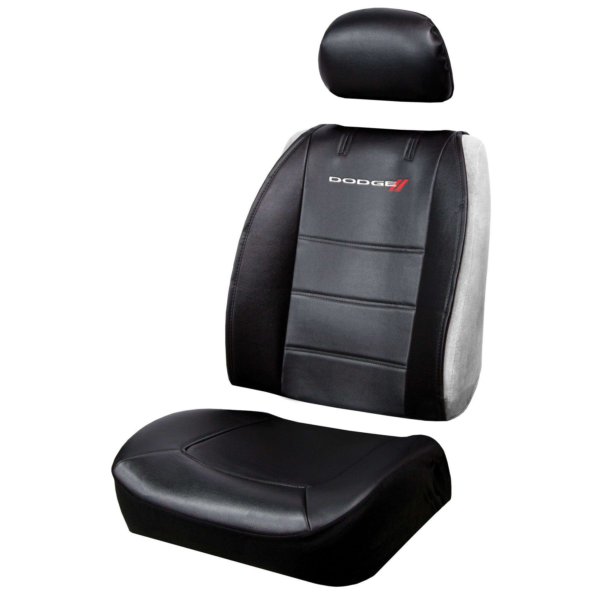 Plasticolor Dodge Black Vinyl Universal Fit Automotive Seat Cover