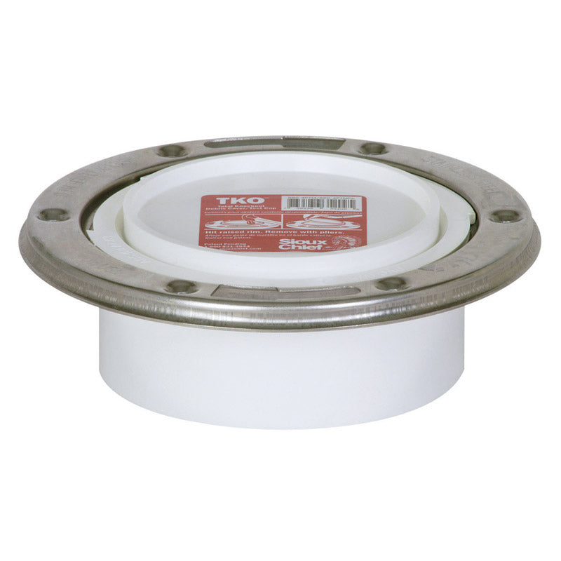 CLOSET FLANGE PVC TKO 4