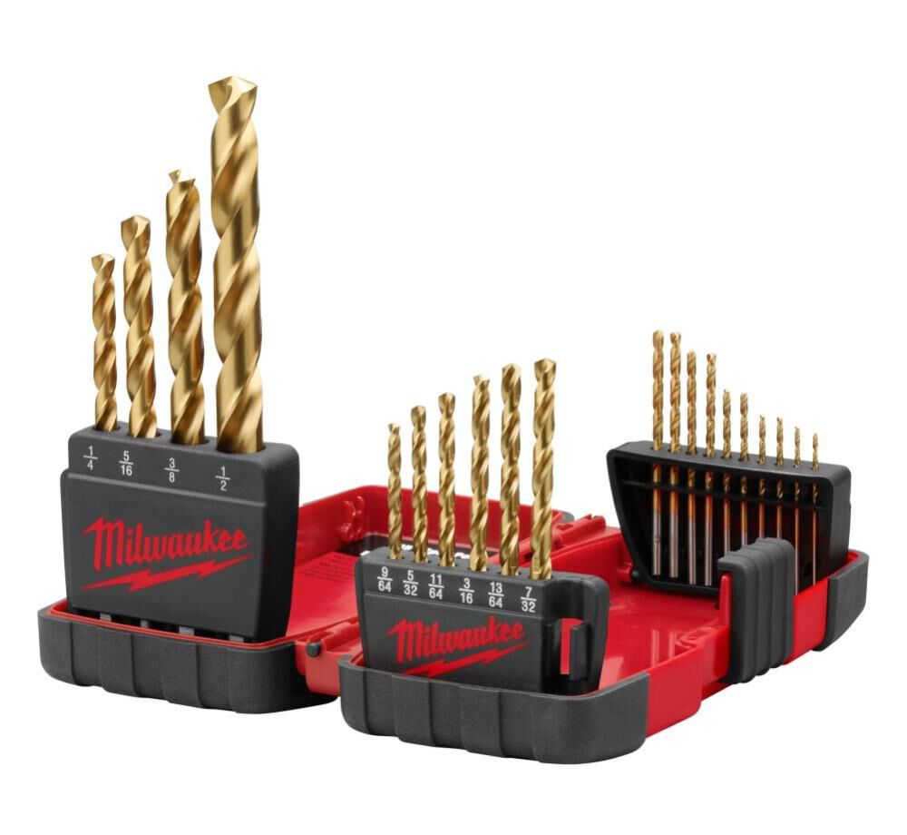 Milwaukee Thunderbolt Titanium Coated Drill Bit Set 20pc 48-89-1105 from Milwaukee