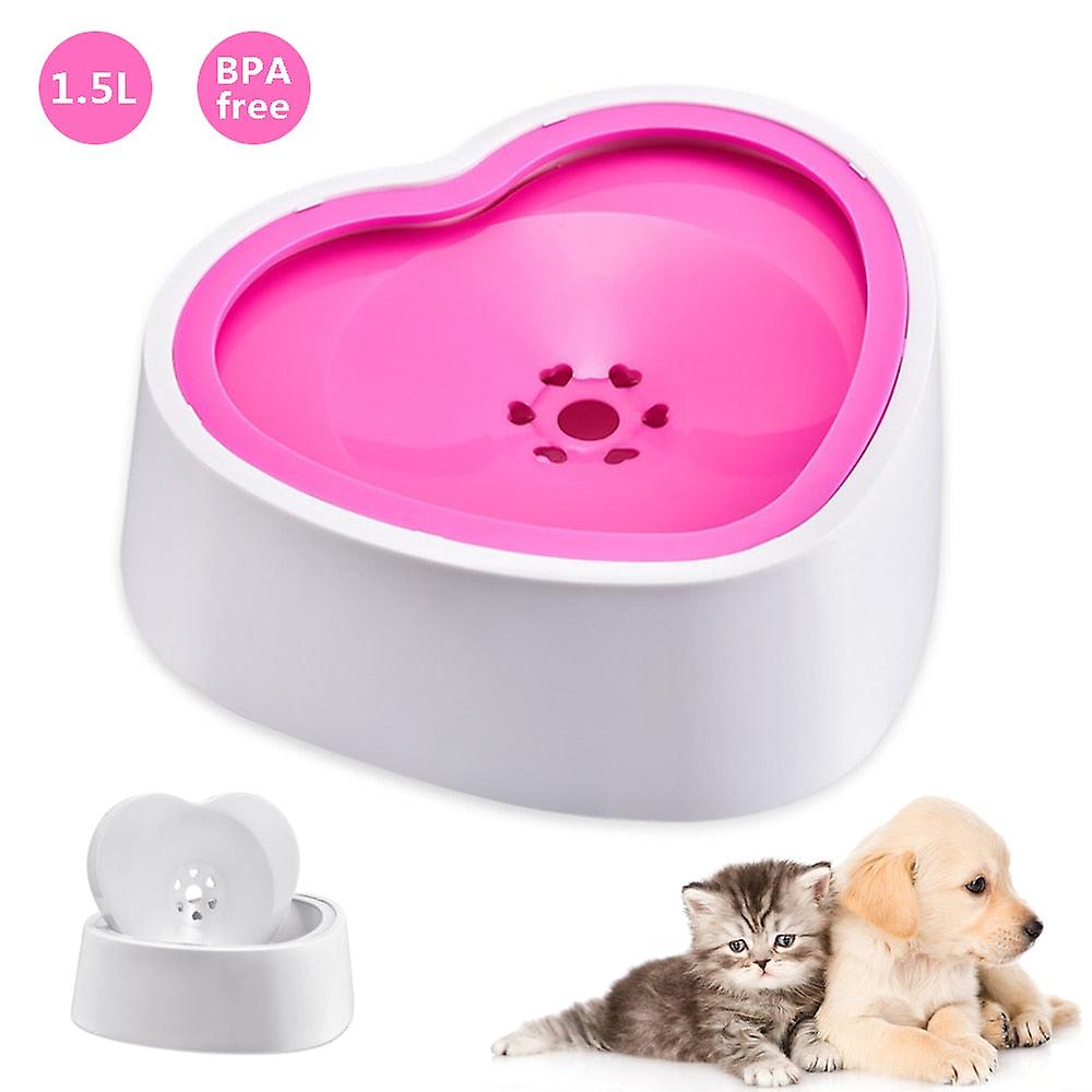 Dog water bowl 1.5l portable vehicle carried floating bowl