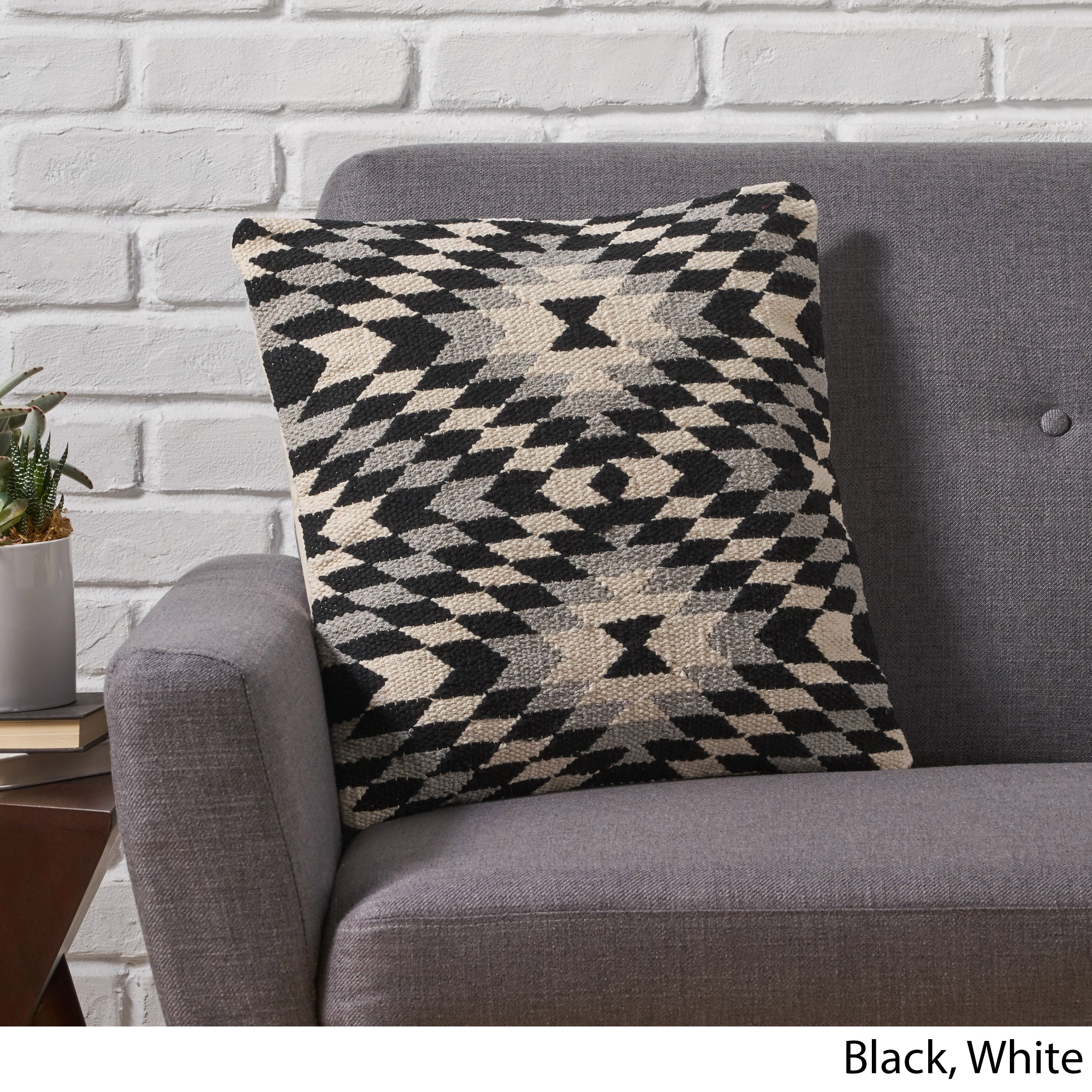 Xavien Boho Cotton Throw Pillow