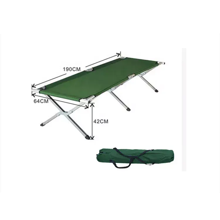 comfortable foldable bed outdoor leisure lunch break folding bed hospital nursing bed disaster relief emergency camping