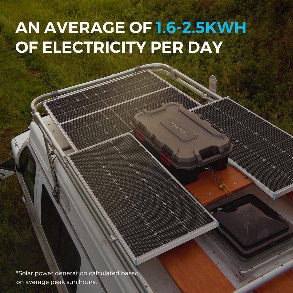 Renogy 400-Watt 12-Volt Off-Grid Solar Premium Kit w 4-Piece 100W Monocrystalline Panel and 40A MPPT Rover Charge Controller PREMIUM400DR40