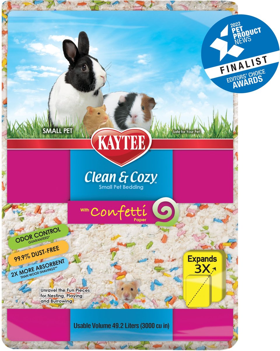 Kaytee Clean and Cozy Confetti Small Pet Bedding