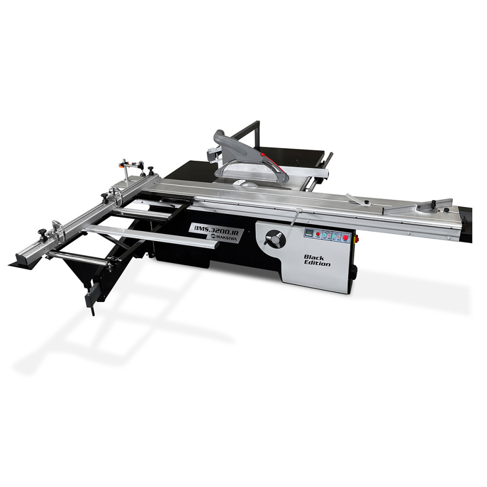 Maksiwa Sliding Panel Saw 5HP with Tilting Blade and Scoring Blade ;