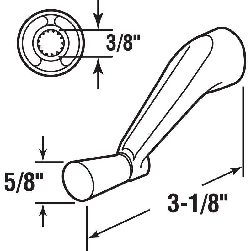 WINDOW CRANK 3/8