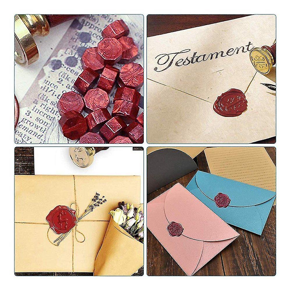 Sealing Wax Beads， 200pcs Octagonal Sealing Wax Beads Sealing Wax Beads