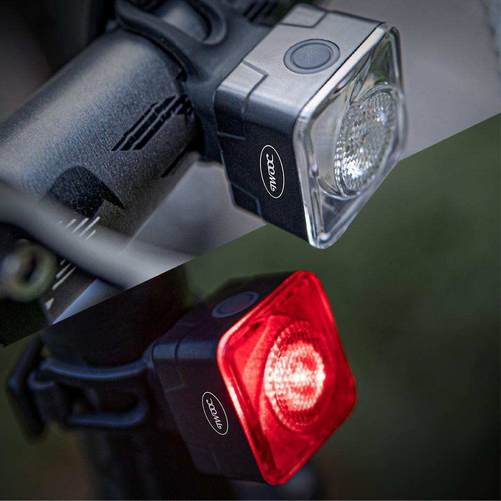 Bike Lights Set Bicycle Taillight And Headlight Rechargeable Safe Warning Cycling Lamp Night Daytime Running Lights