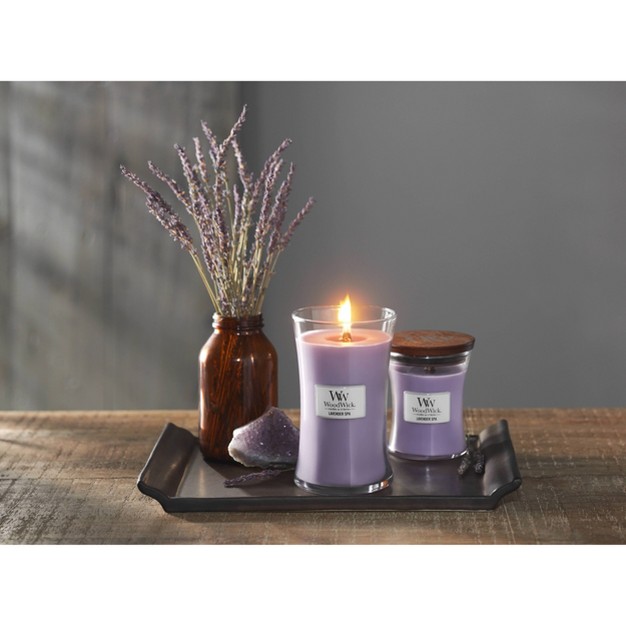 21 5oz Large Hourglass Jar Candle Lavender Spa Woodwick