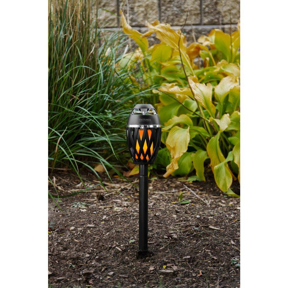 TikiTunes 40 in. Adjustable Pole and Ground Stake in Black TIKITUNES-GS-001