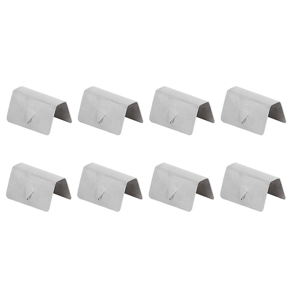 8pcs Car Wind Rain Deflector Channel Stainless Steel Fixing Retaining Clips Fit For Heko G3