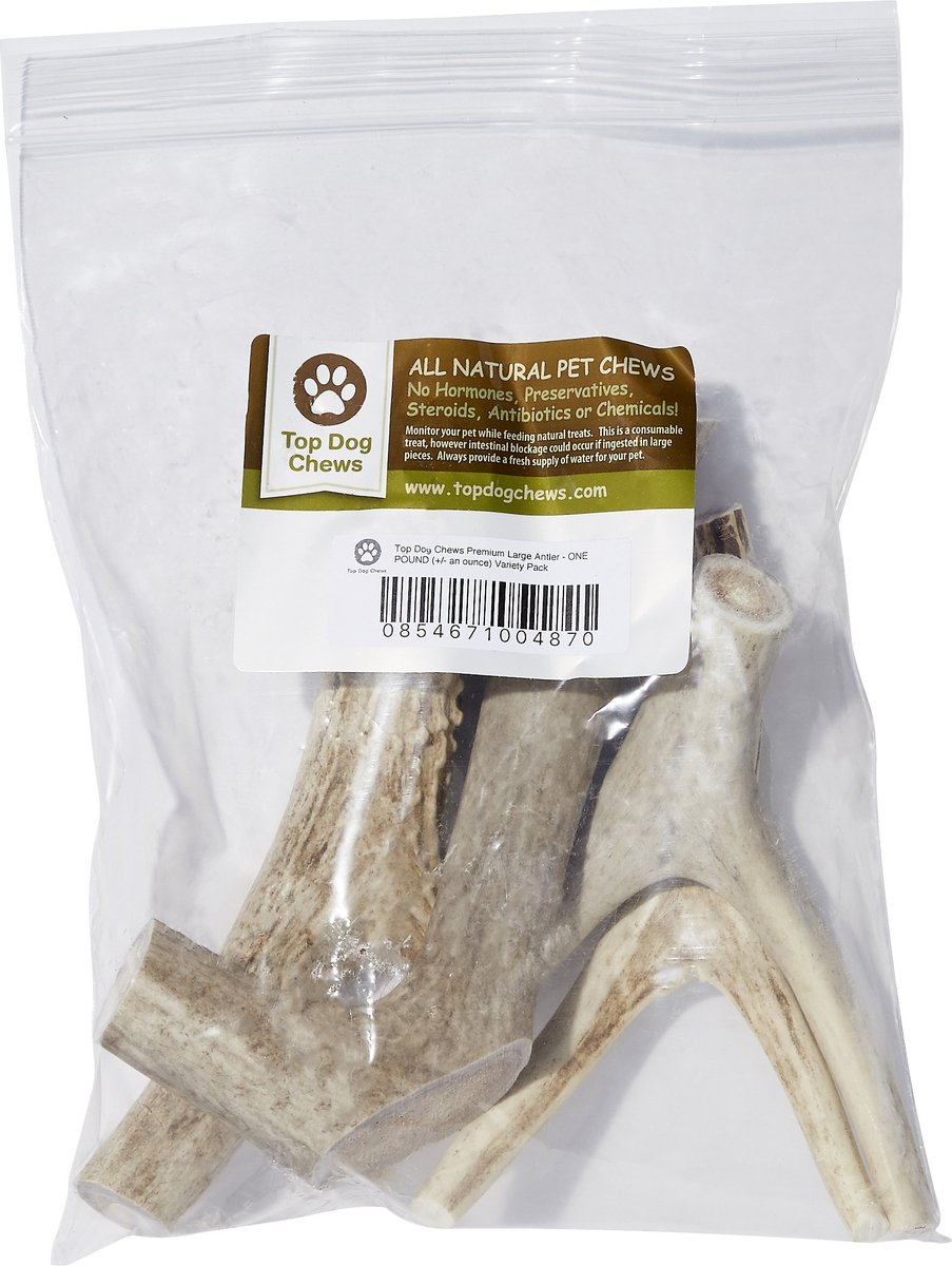 Top Dog Chews Premium Large Antler Variety Pack Dog Treats